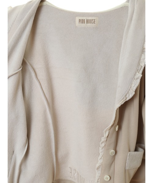 PINK HOUSE（ピンクハウス）の「ボンバーヒートフード付きカーディガン（パーカー・レディース・ブルー/ブラック/グレイッシュベージュ/ピンク・フリー）」の20枚目の写真