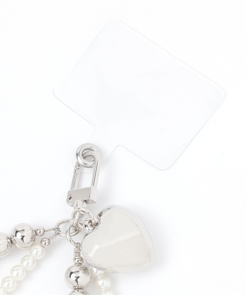 ハートコンビハンドストラップ / 249551（スマホグッズ）｜LAKOLE