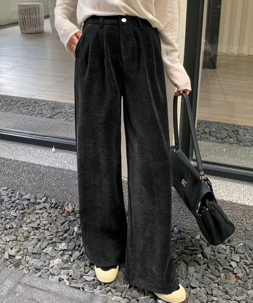 MARIED ‘ORコーディロイハイウエストワイドパンツ セール】コーデュロイハイウエストワイドパンツ（その他パンツ