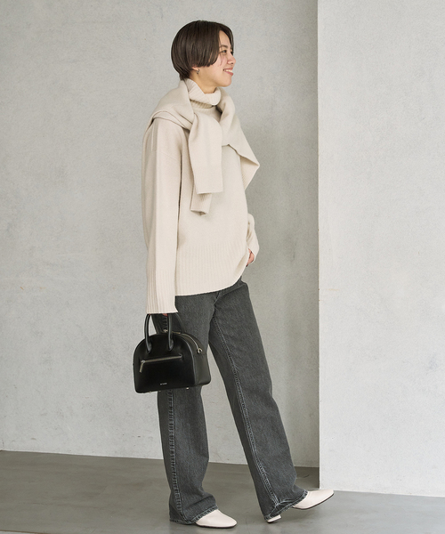 LE TALON（ルタロン）の「LE TALON bijou bag（ボストンバッグ・レディース・ブラック/ホワイト・FREE）」の6枚目の写真