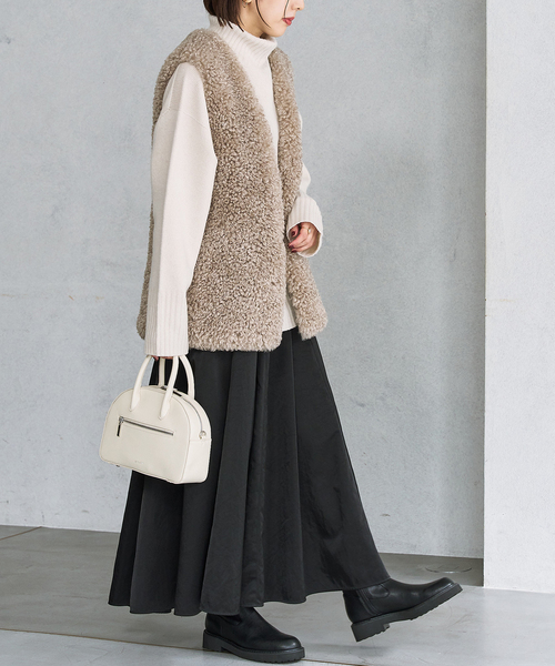 LE TALON（ルタロン）の「LE TALON bijou bag（ボストンバッグ・レディース・ブラック/ホワイト・FREE）」の9枚目の写真