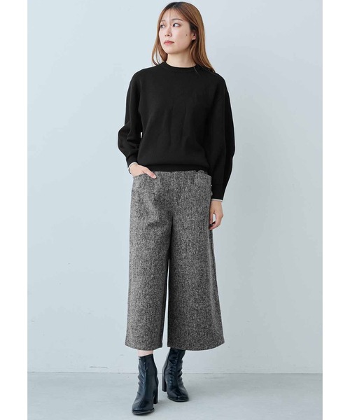 IEDIT イディット パンツ - ホワイト ブラック レディース ZOZOTOWN Yahoo 店 - 通販 - Yahoo ショッピング