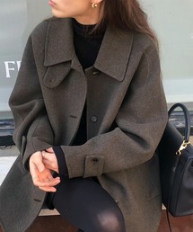 Doula Doula(ドゥーラドゥーラ)のウールライクステンカラーコート(その他アウター)