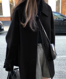 ウールライクステンカラーコート