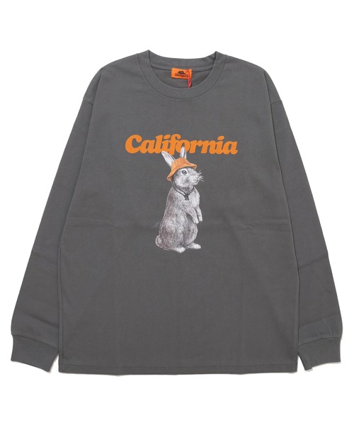 KRIFF MAYER（クリフメイヤー）の「RUUUコラボロンT(CAL)（Tシャツ/カットソー・メンズ・オフホワイト/ピンク/ネイビー/チャコール・X-LARGE/LARGE/MEDIUM）」の3枚目の写真