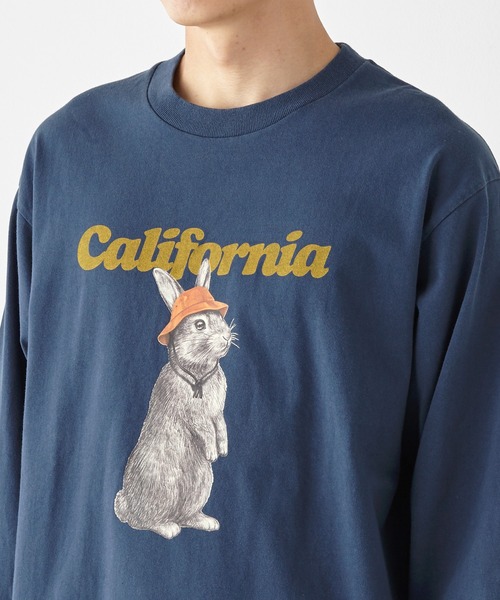 KRIFF MAYER（クリフメイヤー）の「RUUUコラボロンT(CAL)（Tシャツ/カットソー・メンズ・オフホワイト/ピンク/ネイビー/チャコール・X-LARGE/LARGE/MEDIUM）」の19枚目の写真