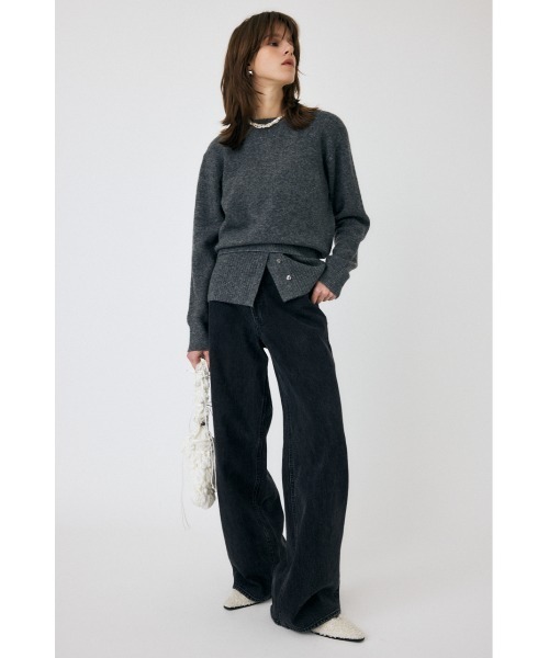 MOUSSY（マウジー）の「MULTIWAY ニットセットアップ（アンサンブル・レディース・アイボリー/ブルー/グレー・1/2）」の20枚目の写真