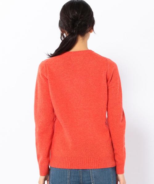 coen（コーエン）の「ラムウールクルーネックニット（ニット/セーター・レディース・ライトブルー/ダークグレー/ベージュ/オレンジ・MEDIUM/LARGE）」の15枚目の写真