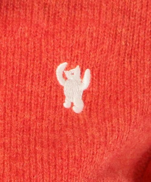 coen（コーエン）の「ラムウールクルーネックニット（ニット/セーター・レディース・ライトブルー/ダークグレー/ベージュ/オレンジ・MEDIUM/LARGE）」の16枚目の写真