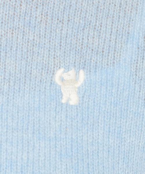 coen（コーエン）の「ラムウールクルーネックニット（ニット/セーター・レディース・ライトブルー/ダークグレー/ベージュ/オレンジ・MEDIUM/LARGE）」の18枚目の写真