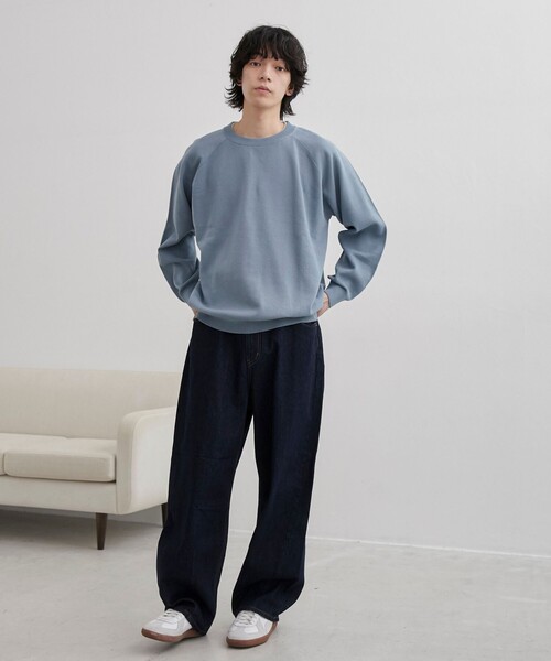 coen（コーエン）の「【C.DENIMS】リラックスカーブデニムパンツ（デニムパンツ・メンズ・ブラック/ネイビー・M/L）」の8枚目の写真