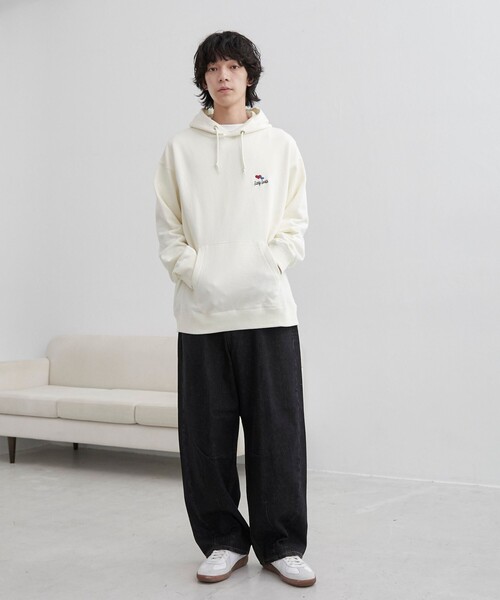 coen（コーエン）の「【C.DENIMS】リラックスカーブデニムパンツ（デニムパンツ・メンズ・ブラック/ネイビー・M/L）」の10枚目の写真