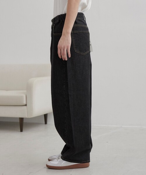 coen（コーエン）の「【C.DENIMS】リラックスカーブデニムパンツ（デニムパンツ・メンズ・ブラック/ネイビー・M/L）」の16枚目の写真