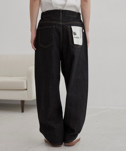 coen（コーエン）の「【C.DENIMS】リラックスカーブデニムパンツ（デニムパンツ・メンズ・ブラック/ネイビー・M/L）」の17枚目の写真