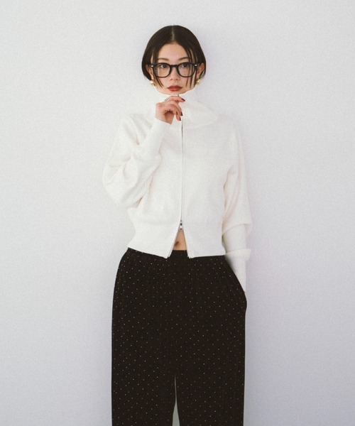 2510Z 美品 バトナー ドライバーズニット カーディガン レディース S 0431144086986cl_04?$VS_1500$