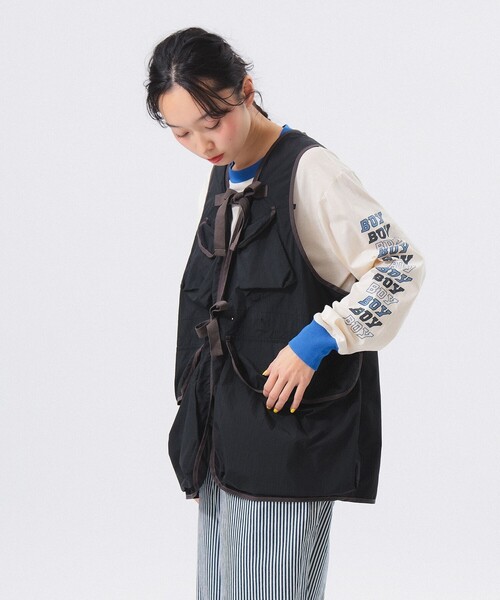 BEAMS BOY（ビームスボーイ）の「リップストップ ミリタリー ベスト
