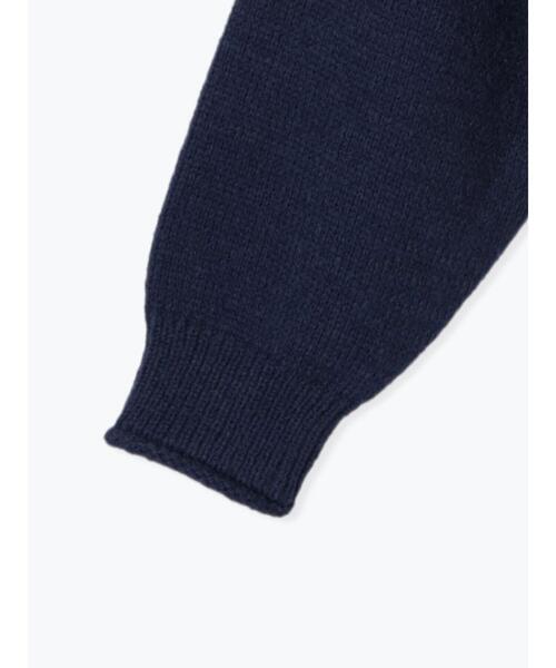 ehka sopo（エヘカソポ）の「花モチーフニット（ニット/セーター・レディース・ネイビー/オフホワイト/サックスブルー/ラベンダー・F）」の8枚目の写真