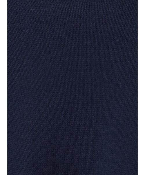 ehka sopo（エヘカソポ）の「花モチーフニット（ニット/セーター・レディース・ネイビー/オフホワイト/サックスブルー/ラベンダー・F）」の5枚目の写真