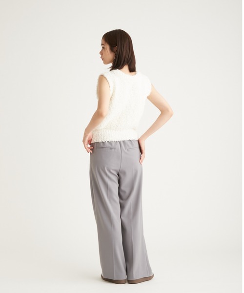 emmi（エミ）の「2wayフリンジニットベスト（ニット/セーター