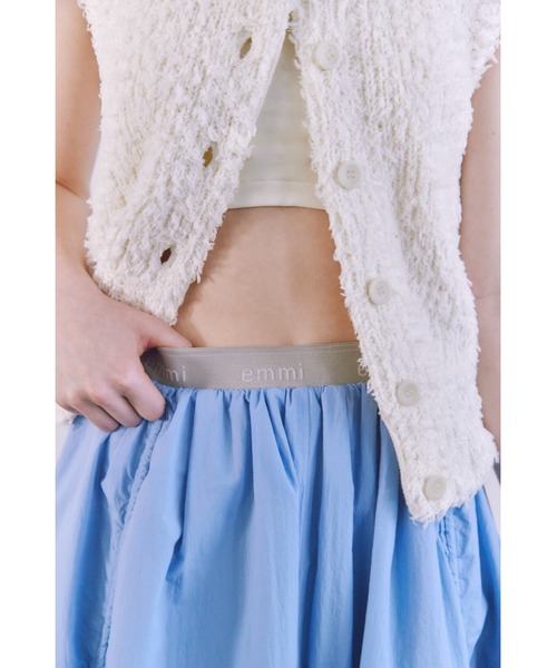 emmi（エミ）の「2wayフリンジニットベスト（ニット/セーター）」 - WEAR