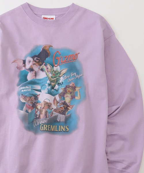 CORPUS TOKYO（コーパス トーキョー）の「【GREMLINS/グレムリン】コラージュロングスリーブTシャツ（Tシャツ/カットソー・メンズ・ホワイト/パープル/チャコール・L/M/LL）」の3枚目の写真