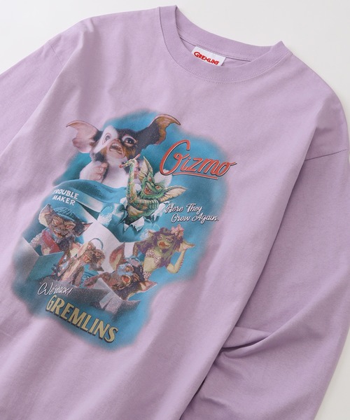 CORPUS TOKYO（コーパス トーキョー）の「【GREMLINS/グレムリン】コラージュロングスリーブTシャツ（Tシャツ/カットソー・メンズ・ホワイト/パープル/チャコール・L/M/LL）」の10枚目の写真