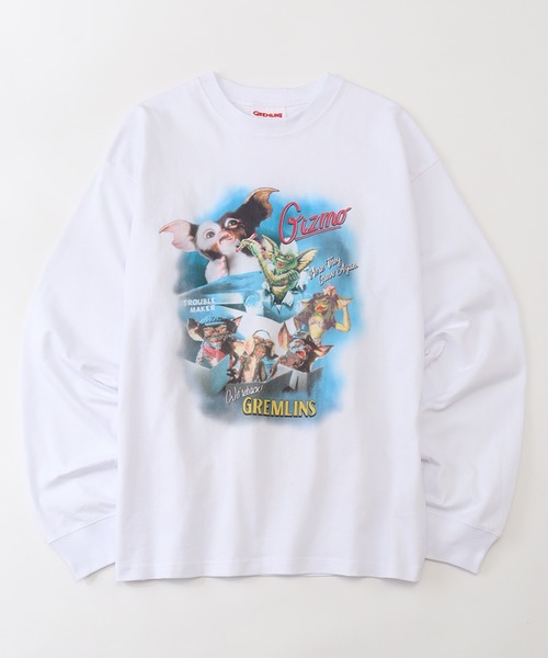 CORPUS TOKYO（コーパス トーキョー）の「【GREMLINS/グレムリン】コラージュロングスリーブTシャツ（Tシャツ/カットソー・メンズ・ホワイト/パープル/チャコール・L/M/LL）」の6枚目の写真