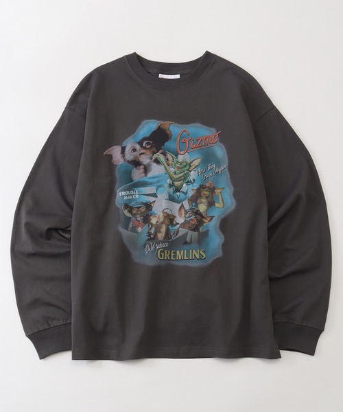 CORPUS TOKYO（コーパス トーキョー）の「【GREMLINS/グレムリン】コラージュロングスリーブTシャツ（Tシャツ/カットソー・メンズ・ホワイト/パープル/チャコール・L/M/LL）」の4枚目の写真
