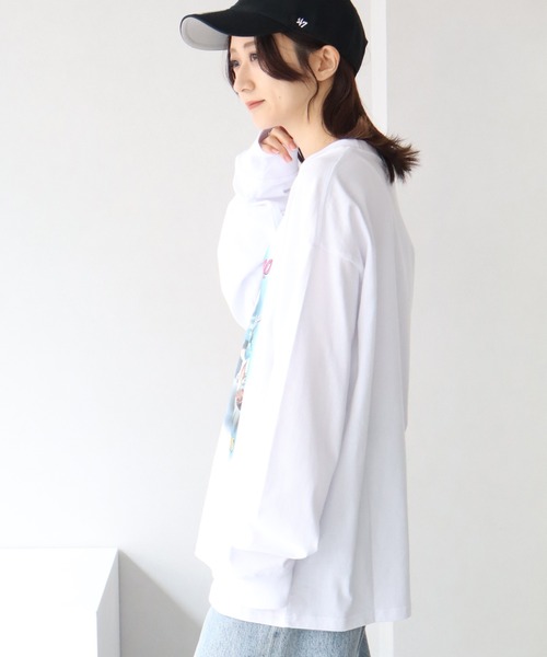 CORPUS TOKYO（コーパス トーキョー）の「【GREMLINS/グレムリン】コラージュロングスリーブTシャツ（Tシャツ/カットソー・メンズ・ホワイト/パープル/チャコール・L/M/LL）」の20枚目の写真