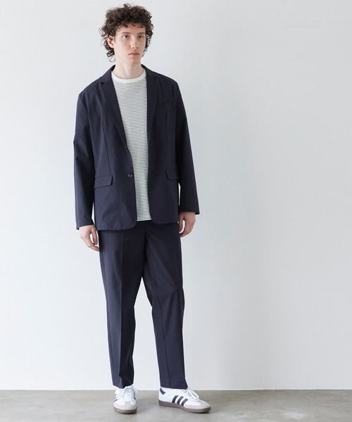 coca（coca）（コカ）の「サッカースラックスパンツ（スラックス・メンズ・ネイビー・L/M/XL）」の4枚目の写真