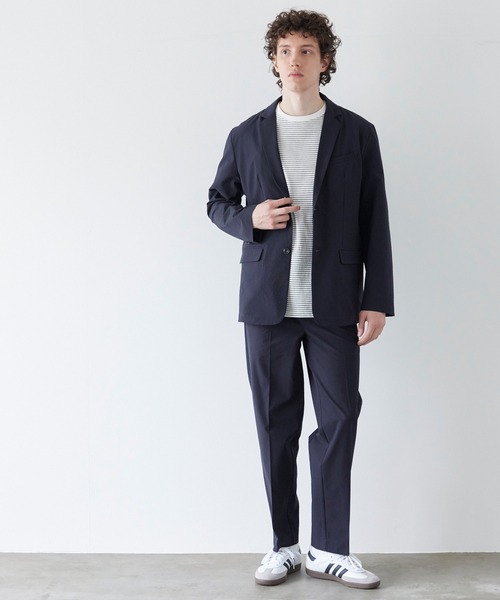 coca（coca）（コカ）の「サッカースラックスパンツ（スラックス・メンズ・ネイビー・L/M/XL）」の5枚目の写真