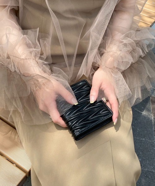 DONOBAN（ドノバン）の「キルティング財布（財布・レディース・ブルー/ブラック/ピンク・ONE）」の7枚目の写真