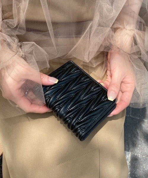 DONOBAN（ドノバン）の「キルティング財布（財布・レディース・ブルー/ブラック/ピンク・ONE）」の9枚目の写真