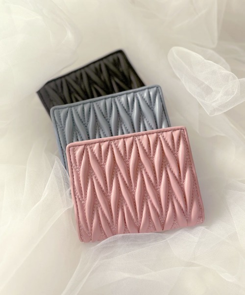 DONOBAN（ドノバン）の「キルティング財布（財布・レディース・ブルー/ブラック/ピンク・ONE）」の4枚目の写真