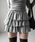 me+em selecti~[ZNgj́uy Rcolor zRitJbg\[~jXJp ^ 3 frill cutsew mini skirt pantsiXJ[gjvbO[