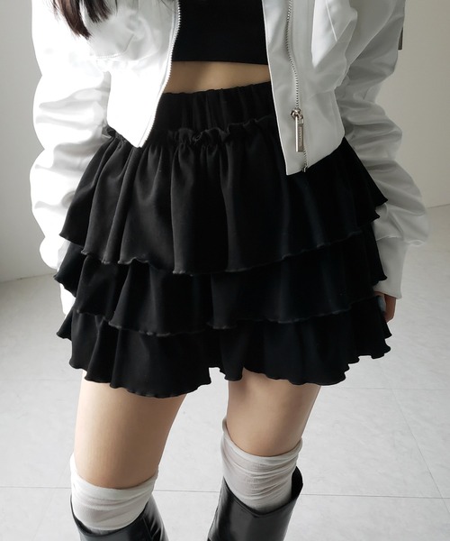M me eme エムミーエメ　レディース　スカート　パンツ　ブラック　フリー M me eme