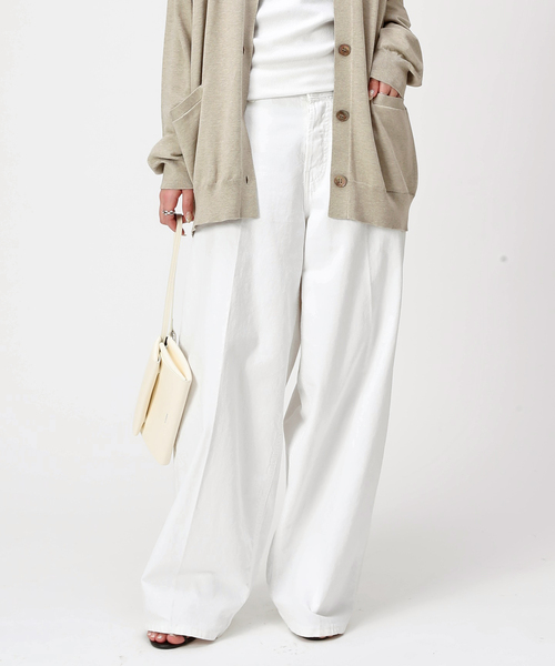 AP STUDIO（エーピーストゥディオ）の「【HAIKURE/ハイクル】BETHANY White denim（デニムパンツ・レディース・ホワイト・23/24/25/26/27）」の14枚目の写真