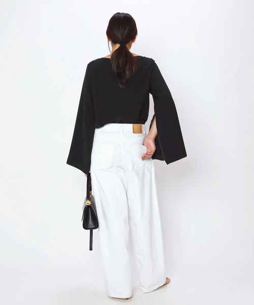 HAIKURE/ハイクル】BETHANY White denim（デニムパンツ）｜AP