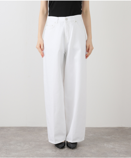 HAIKURE/ハイクル】BETHANY White denim（デニムパンツ）｜AP STUDIO