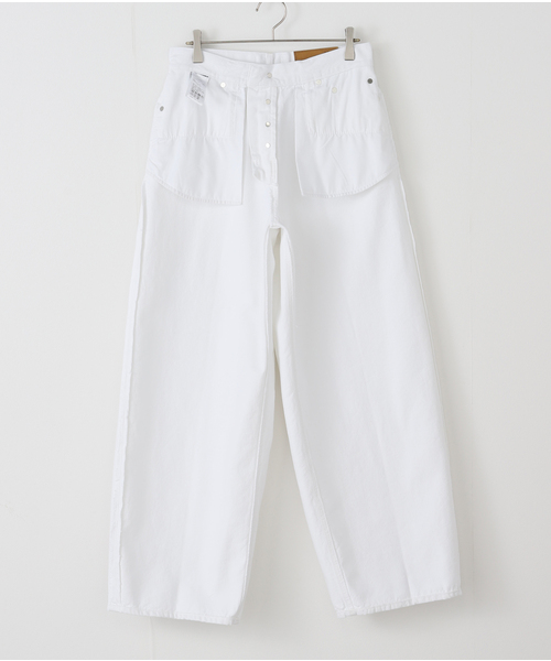 AP STUDIO（エーピーストゥディオ）の「【HAIKURE/ハイクル】BETHANY White denim（デニムパンツ・レディース・ホワイト・23/24/25/26/27）」の9枚目の写真