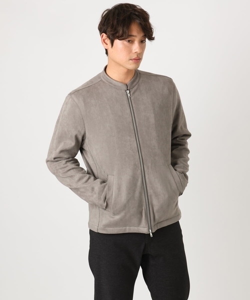 a.v.v(アーヴェヴェ)の「【洗濯機で洗える】フェイクスエードシングルライダース(ライダースジャケット・メンズ・ベージュ/グレー・46/48)」の17枚目の写真