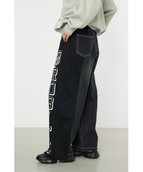 RODEO CROWNS WIDE BOWL（ロデオクラウンズワイドボウル）の「custom パンツ（その他パンツ・レディース・ライトブルー/ブラック/オフホワイト・SMALL/MEDIUM）」の5枚目の写真