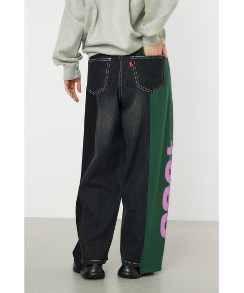 RODEO CROWNS WIDE BOWL（ロデオクラウンズワイドボウル）の「custom パンツ（その他パンツ・レディース・ライトブルー/ブラック/オフホワイト・SMALL/MEDIUM）」の7枚目の写真