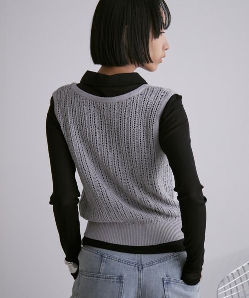 メッシュノースリーブベスト ブラック 中古・古着通販】Snow peak (スノーピーク) メッシュベスト