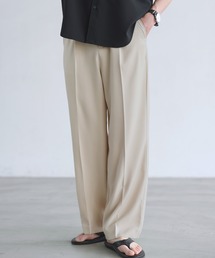 SPU（スプ）の「TR / コーデュロイ マルチファブリックリラクシングタックワイドスラックスパンツ（スラックス）」