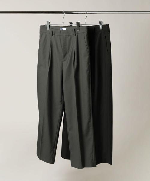 SPU（スプ）の「TR / コーデュロイ マルチファブリックリラクシングタックワイドスラックスパンツ（スラックス・メンズ・ブラック系/ブラック/ネイビー系/グレー系/ベージュ系/チャコール/ベージュ/ブラウン/ブラック系1/グレー系1/ネイビー系1/ブラウン系1・XL/L/M/S）」の18枚目の写真