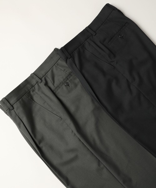 SPU（スプ）の「TR / コーデュロイ マルチファブリックリラクシングタックワイドスラックスパンツ（スラックス・メンズ・ブラック系/ブラック/ネイビー系/グレー系/ベージュ系/チャコール/ベージュ/ブラウン/ブラック系1/グレー系1/ネイビー系1/ブラウン系1・XL/L/M/S）」の21枚目の写真