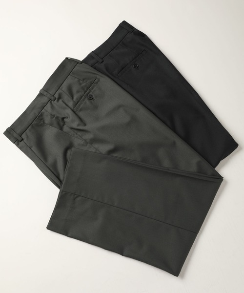 SPU（スプ）の「TR / コーデュロイ マルチファブリックリラクシングタックワイドスラックスパンツ（スラックス・メンズ・ブラック系/ブラック/ネイビー系/グレー系/ベージュ系/チャコール/ベージュ/ブラウン/ブラック系1/グレー系1/ネイビー系1/ブラウン系1・XL/L/M/S）」の20枚目の写真