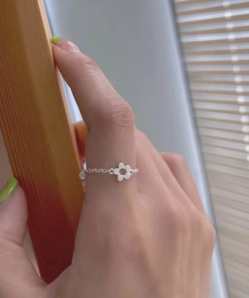 ARCHIVER（アーカイバ）の「【Bz】タイニーチェーンデザインリング/フリーサイズ(RZ)（リング・レディース・B/G/F/E/D/C/A・FREE）」の4枚目の写真