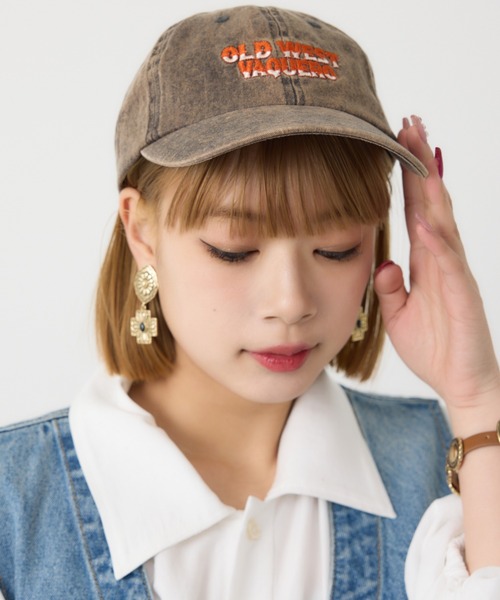 RODEO CROWNS WIDE BOWL（ロデオクラウンズワイドボウル）の「Various Western キャップ（キャップ・レディース・ブルー/グレー/ベージュ/レッド・FREE）」の2枚目の写真